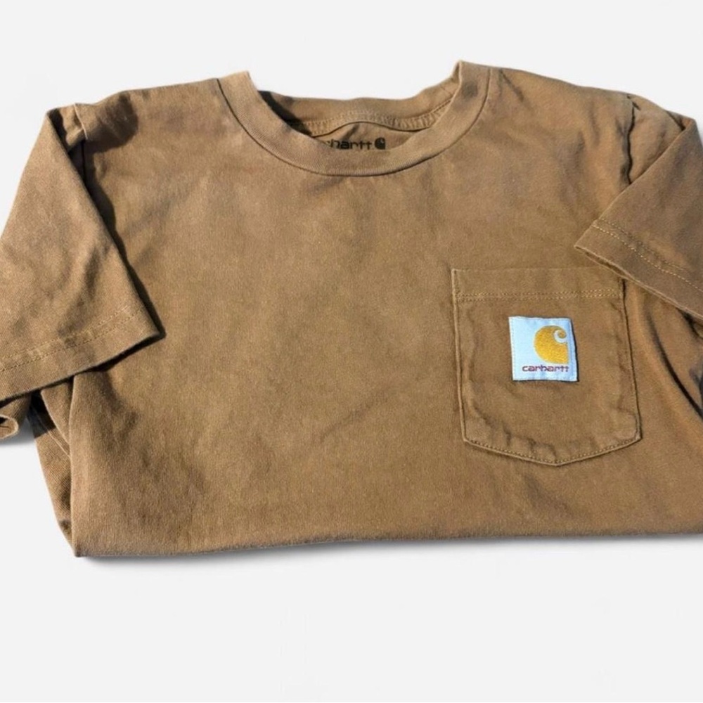 Carhartt Kids Tan Pocket Tee